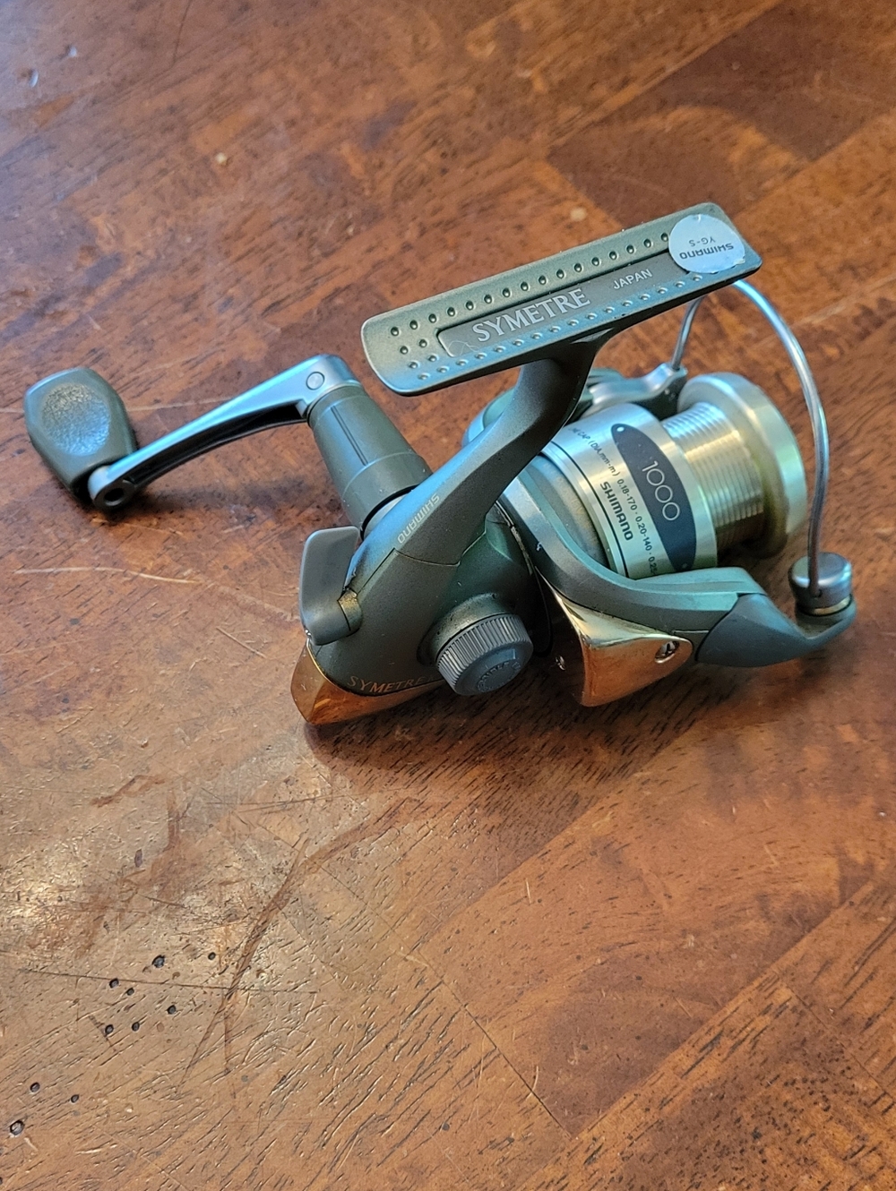 Shimano Symetre Spinning Reel in Gray and Silver